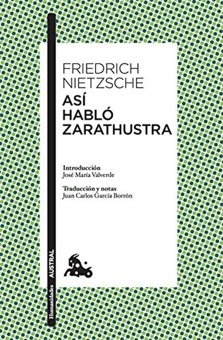 Libro Así habló Zarathustra