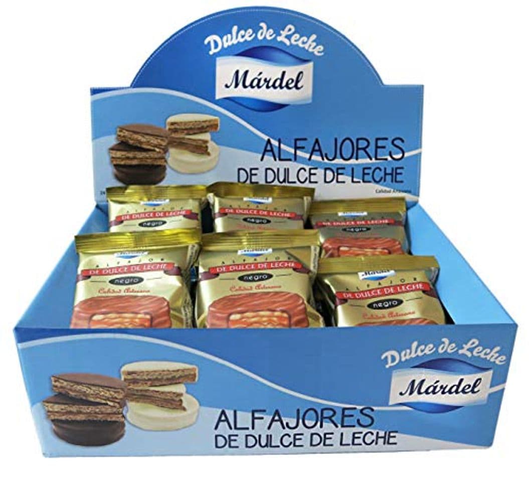 Producto Alfajores Mardel chocolate negro 24ud