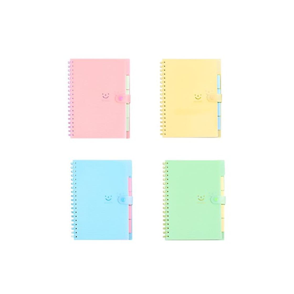 Home toymytoy 4pcs Note Book A4 Spiral Notebook for Writing peinture-13 x 9.1 cm