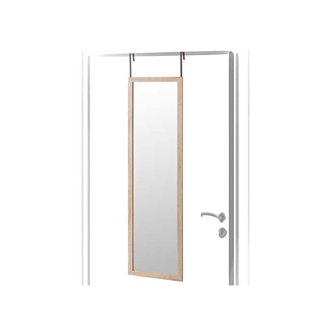 Producto Espejo de Puerta de Madera MDF Beige nórdico para Dormitorio de 35