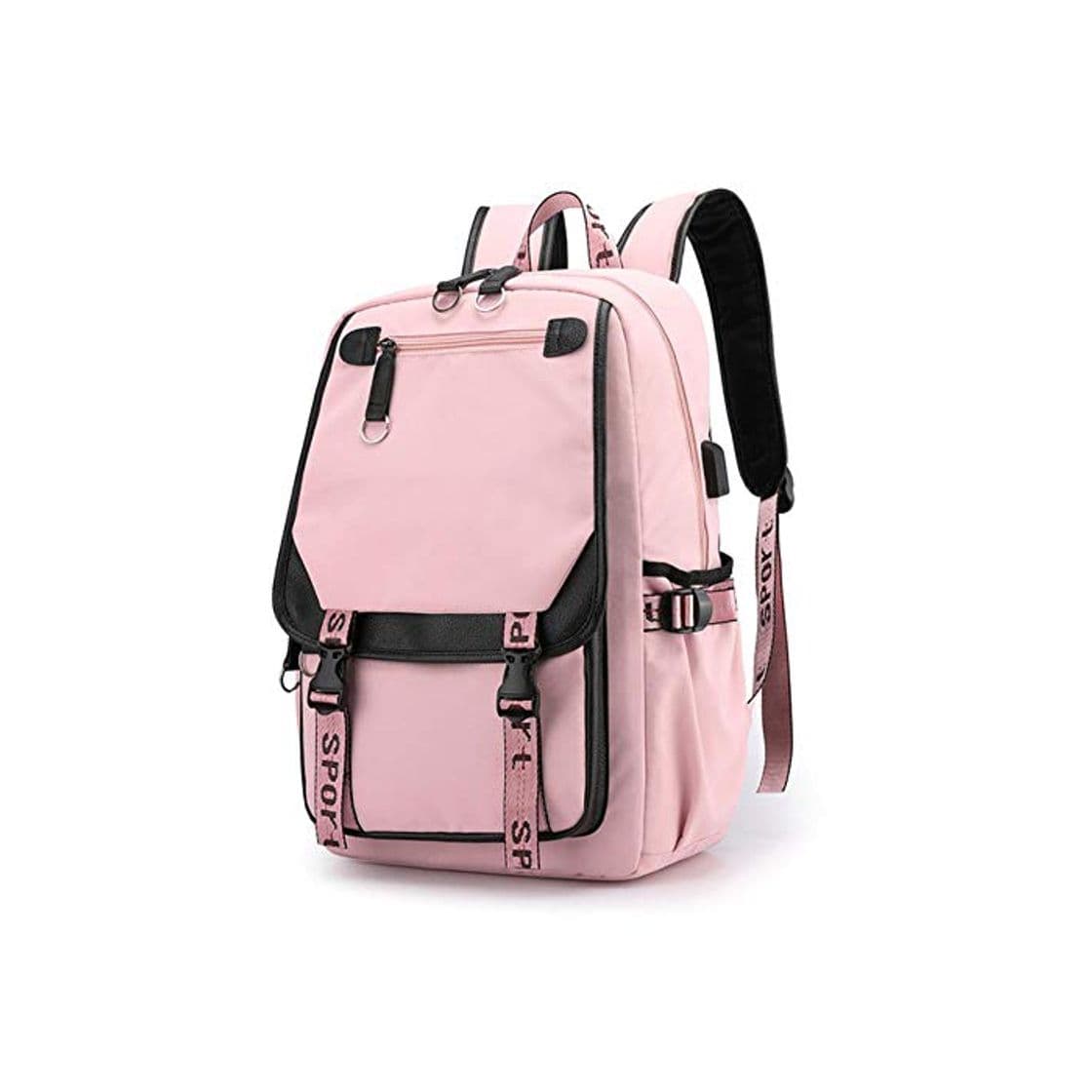 Product SELLA Mochila Escolar para niños para niñas Estilo Coreano Mochila Rosa Negra