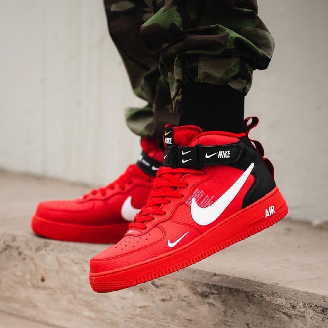 Moda Af1 High Red