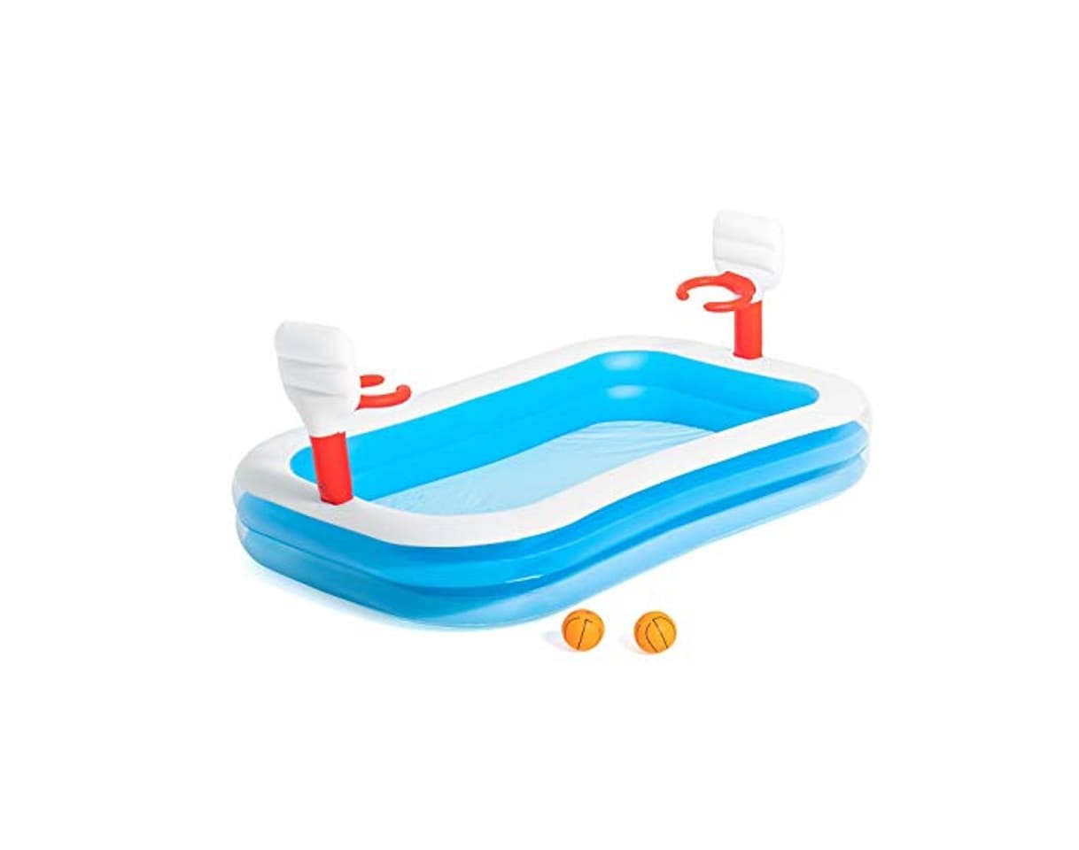 Producto Piscina Hinchable Infantil con Canastas Baloncesto Bestway Basketball 254x168x102 cm