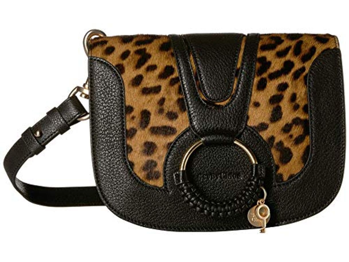 Product SEE BY CHLOÉ - Bandolera para mujer, diseño de leopardo, Negro