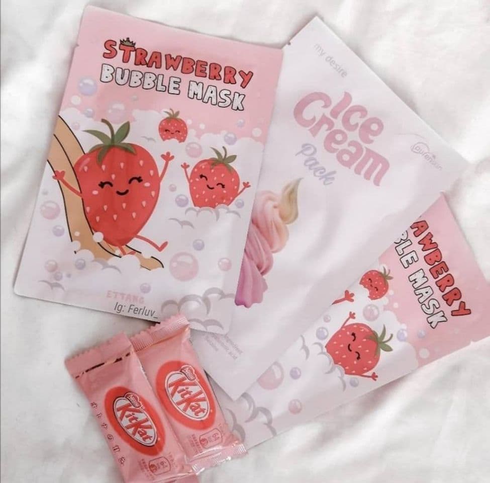 Product Strawberry Bubble Mask