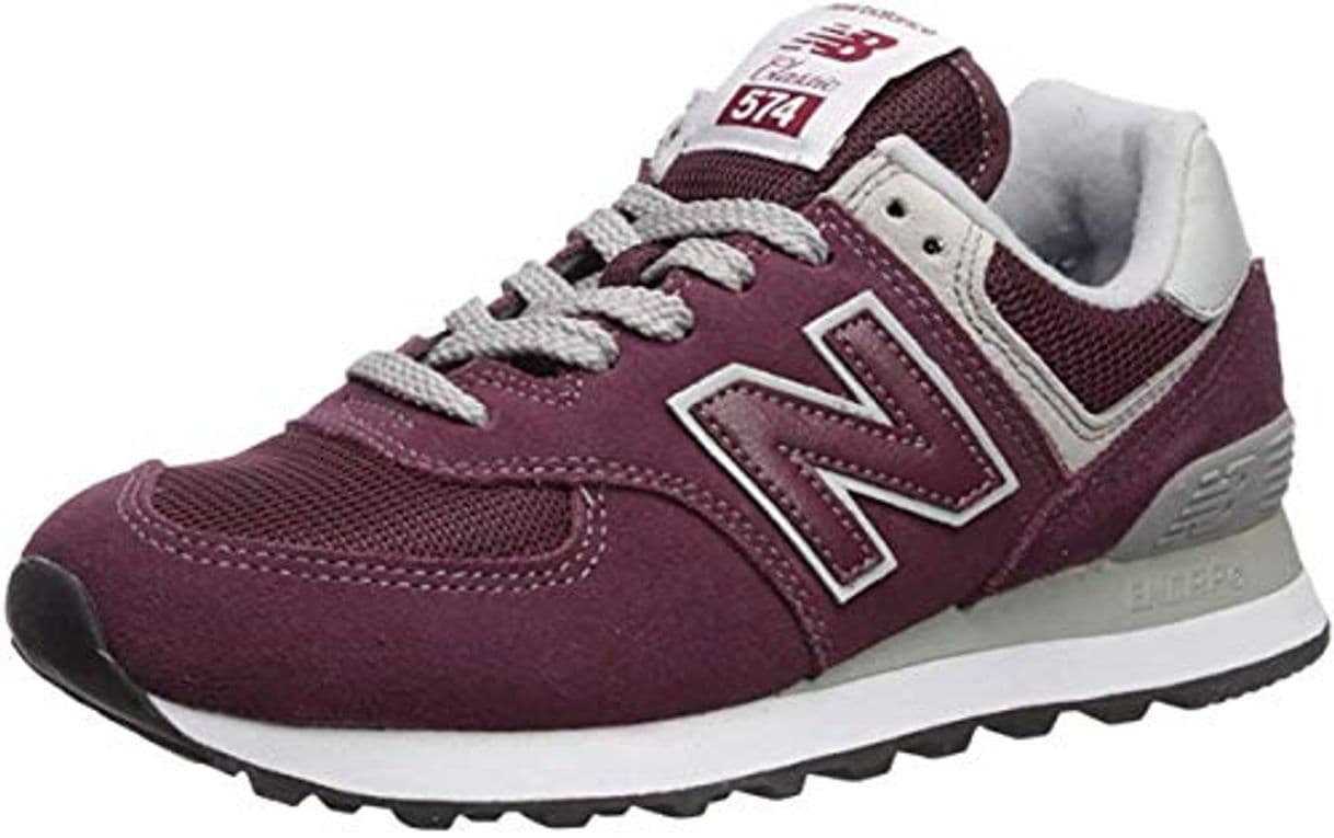 Moda New Balance 574v2, Zapatillas para Mujer, Rojo