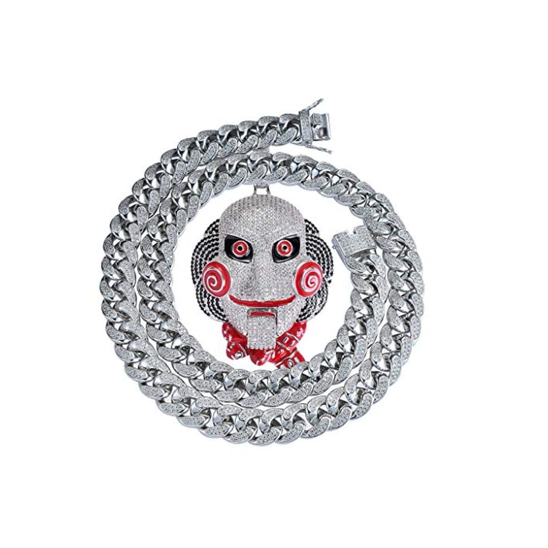 Producto MoCa Jewelry Hip Hop Iced Out Bling 6ix9ine - Cadena bañada en