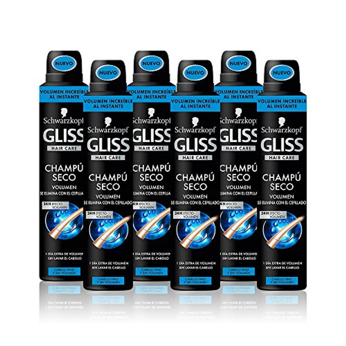 Belleza Schwarzkopf Gliss Champú Seco Volumen - 200 ml