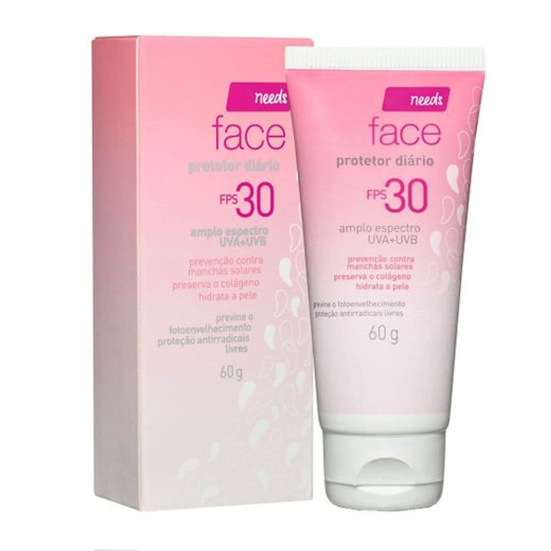 Fashion Protetor Solar Facial Needs Diário FPS30 60g | Droga Raia