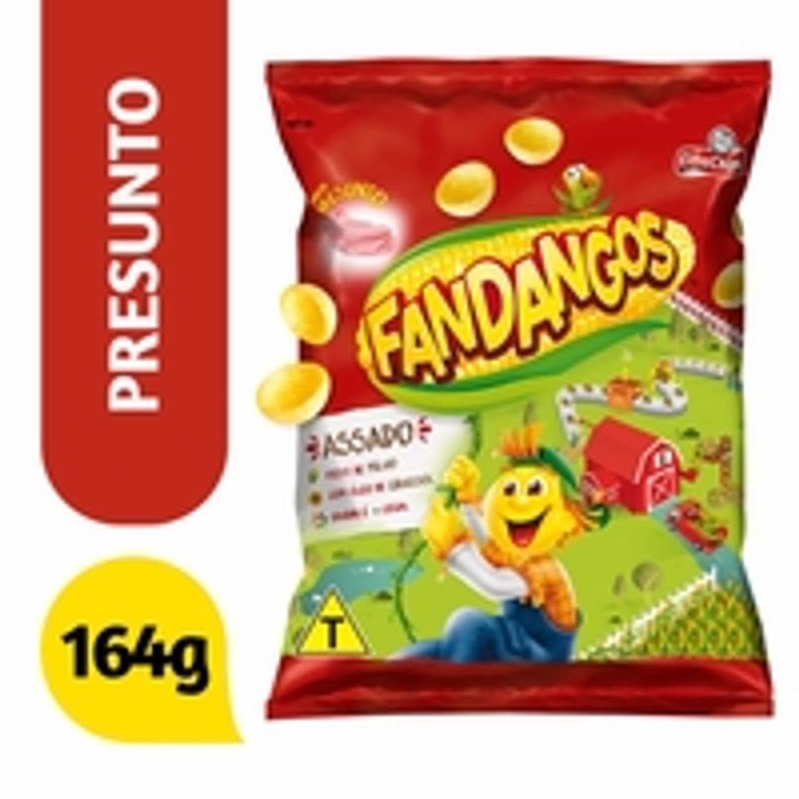 Moda Salgadinho de Milho Sabor Presunto FANDANGOS 164g | Clube ...