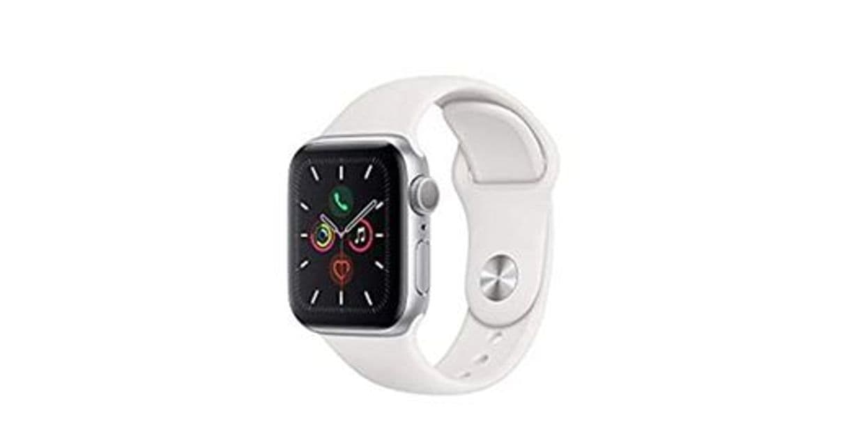 Moda Apple Watch Serie 5 con GPS, Watch, 40mm, Aluminio plateado con ...