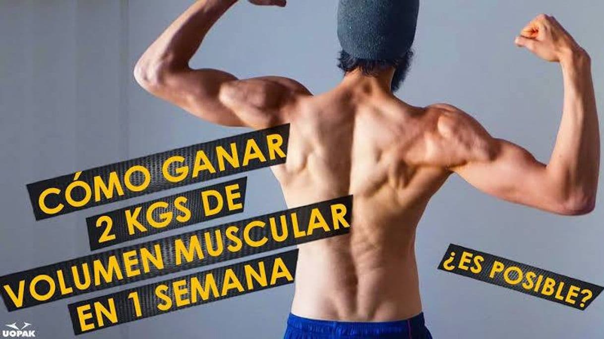 Moda COMO GANAR 2 KG DE MASA MUSCULAR EN UNA SEMANA 💪🏻😎