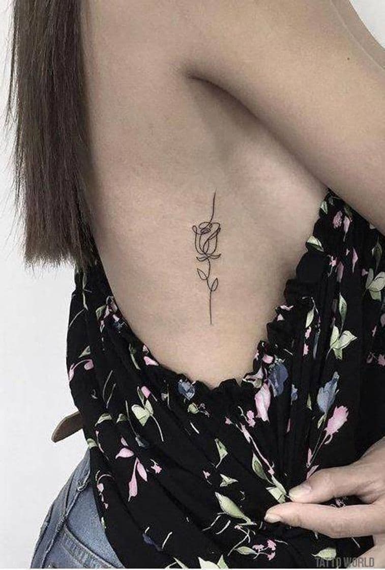 Moda Tatuaje de una rosa🌹