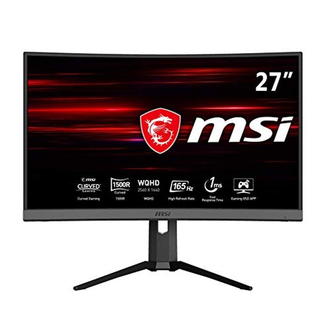 Producto MSI Optix MAG272CQR - Monitor Gaming Curvo de 27" LED WQHD 165Hz