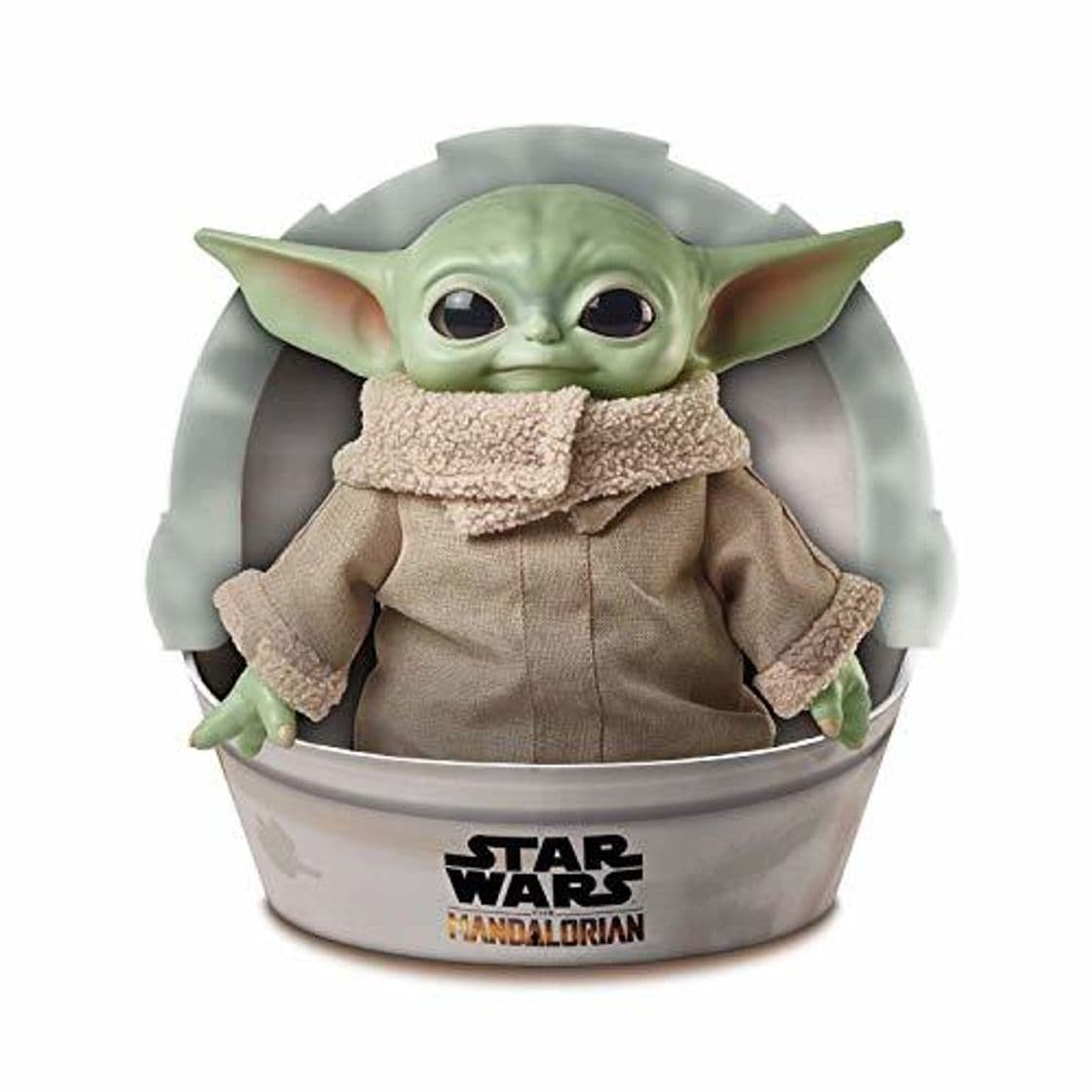 Electronic Star Wars Baby Yoda de la serie The Mandalorian, peluche de 28