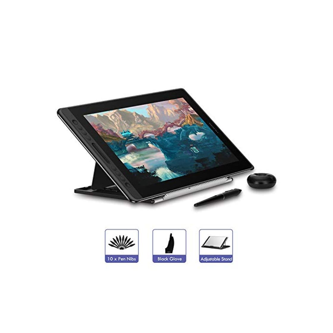 Producto HUION Monitor de Dibujo Gráfico Kamvas Pro 16-15.6" Tableta Gráfica con Pantalla