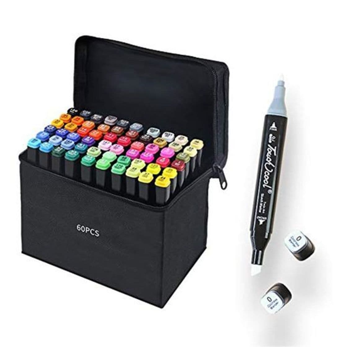 Product 60 Colores Marker Pen Set Dibujo Rotulador Animación Boceto Marcadores Set con