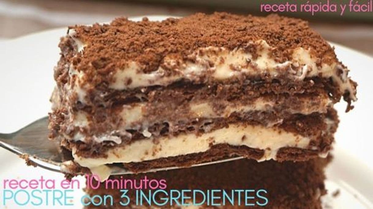 Fashion Postre con 3 INGREDIENTES y en 5 minutos de trabajo.