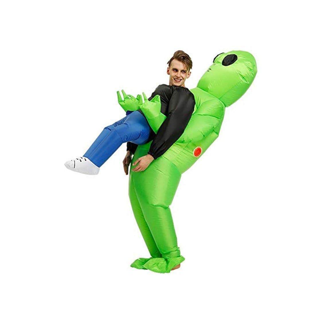 Product Reuvv - Disfraz Inflable de Alien Verde para Fiesta de Halloween