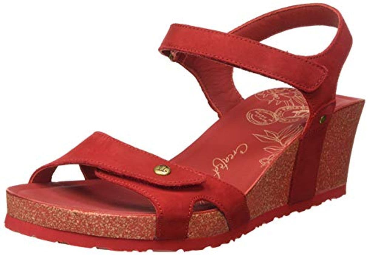 Producto Panama Jack Julia Basics, Sandalia con Pulsera para Mujer, Rojo