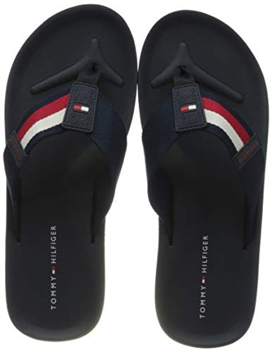 Producto Tommy Hilfiger Sporty Corporate Beach Sandal, Sandalias con Punta Abierta para Hombre,