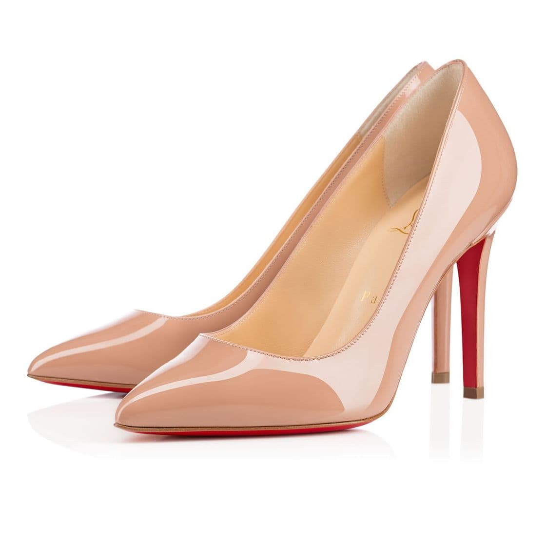 Moda PIGALLE 85 NUDE PATENT - Women Shoes - Christian Louboutin