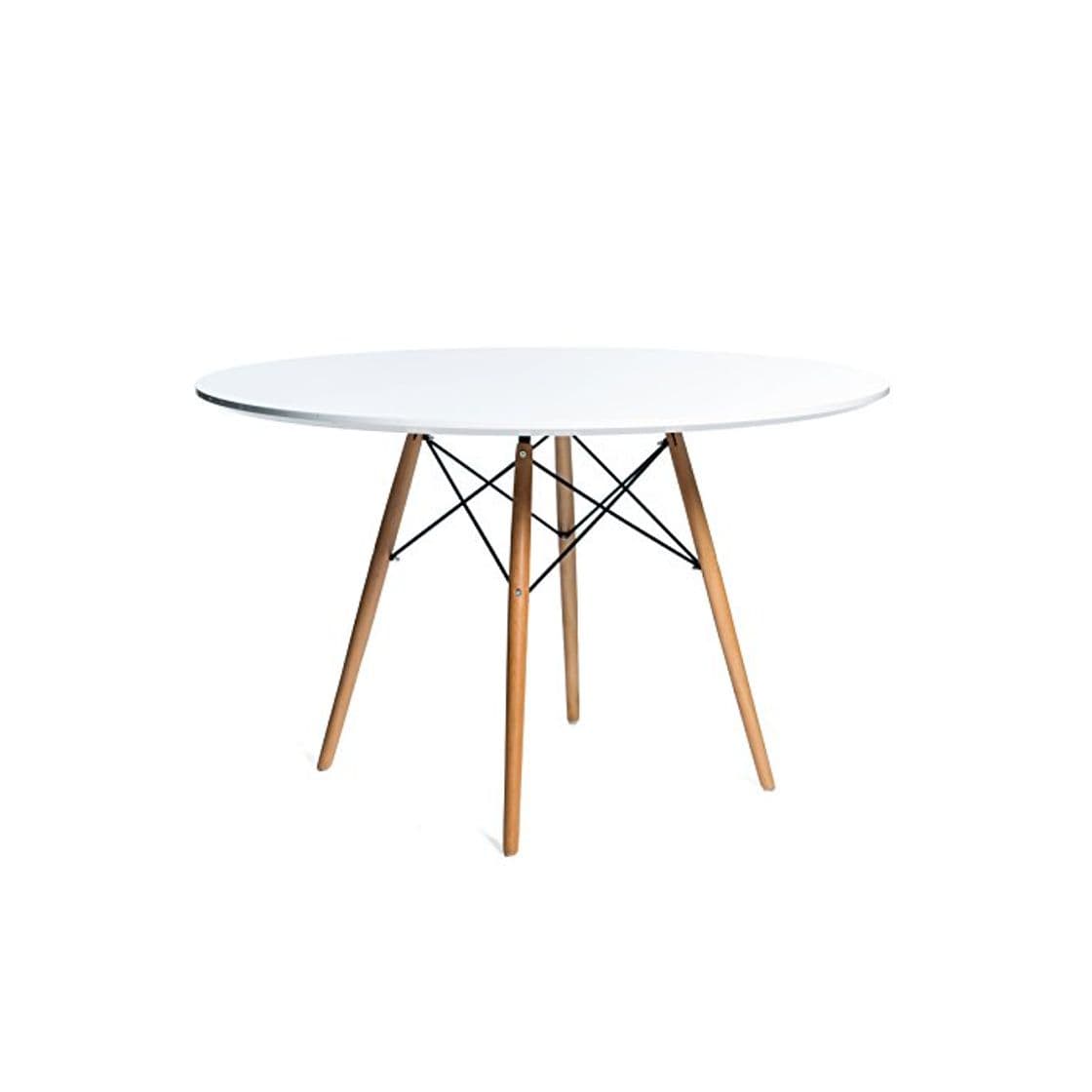 Home Noorsk Design Mesa de Comedor o Cocina Redonda Karelia2 100