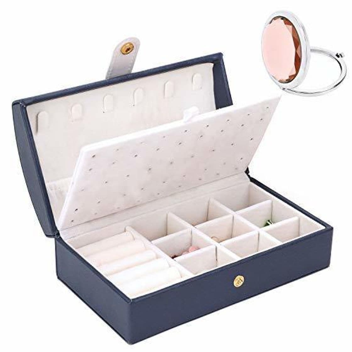 Fashion Caja Joyero Pequeño Arqueado Joyero de Viaje Joyeros Mujer Pequeña Joyero Conjunto