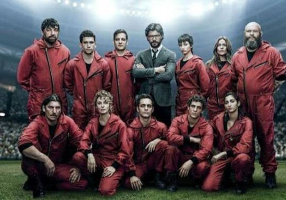 Fashion Série lá casa de papel