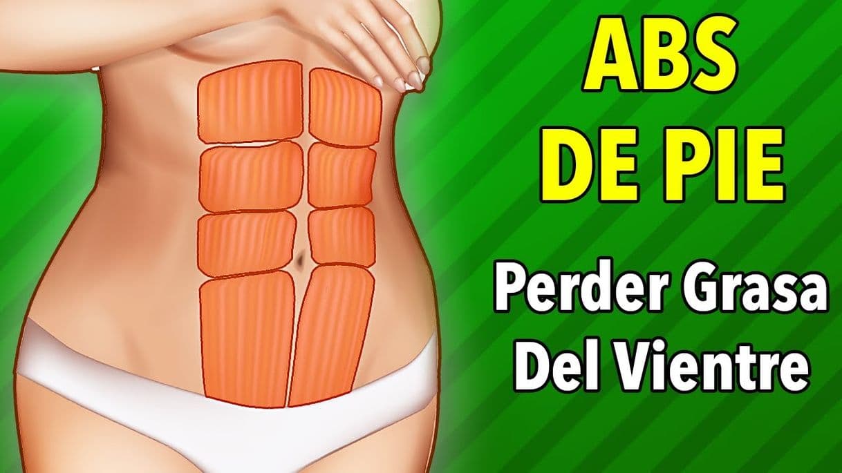 Moda Abdominales De Pie: Perder Grasa Del Vientre En Casa - YouTube