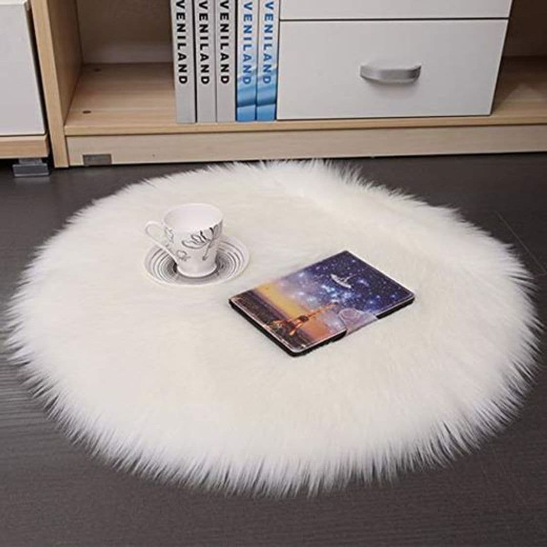 Producto DQMEN Piel de Cordero Oveja/Sheepskin Rug Cordero, imitación mullida Alfombras imitación Piel