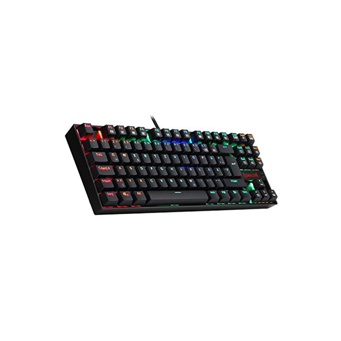 Producto Redragon K552-RGB-DE Teclado mecánico KUMARA Teclado de Juegos retroiluminado RGB 87 Teclado