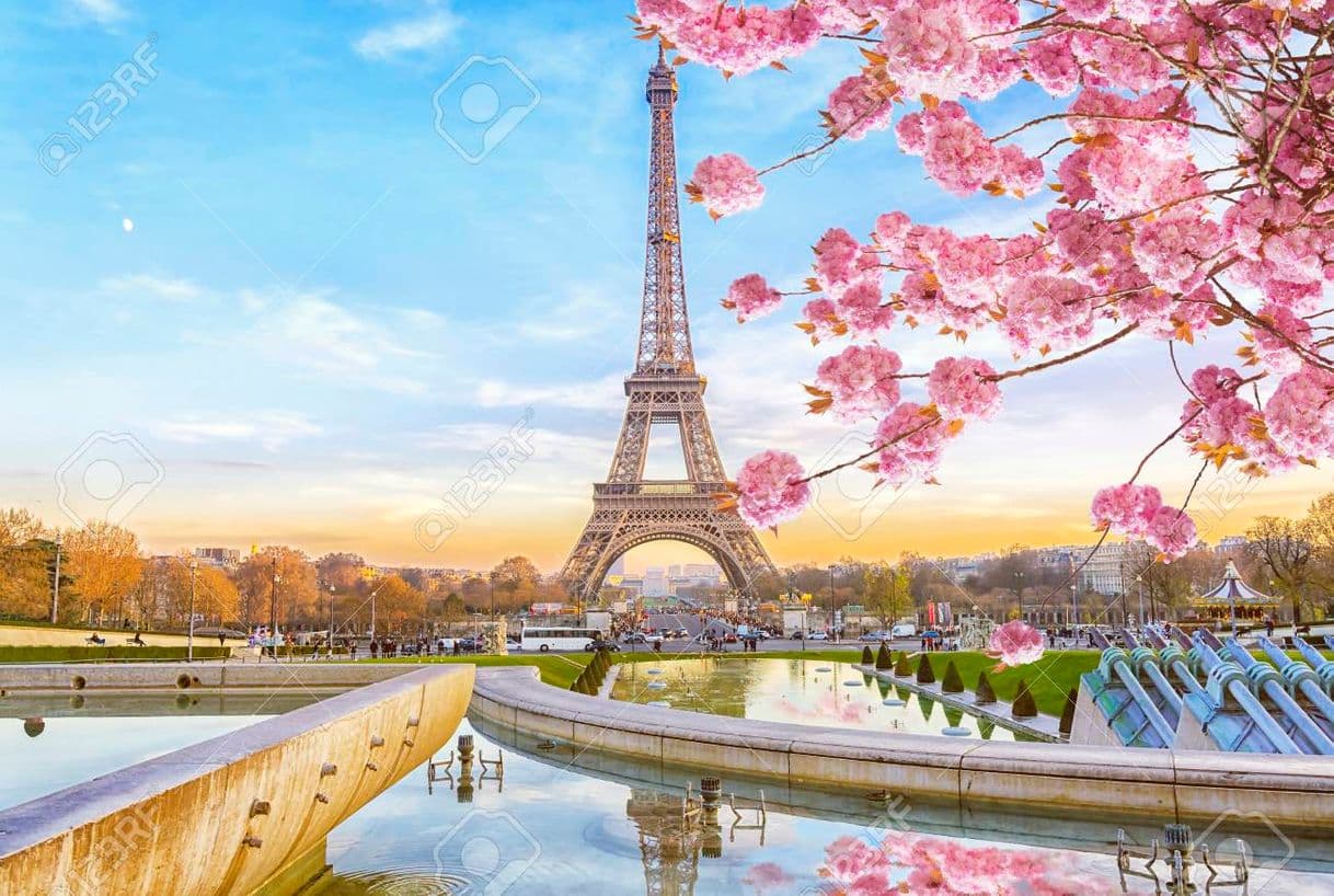 Lugar Torre Eiffel, París Francia