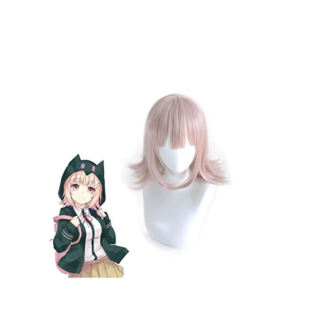 Producto Ani·Lnc DanganRonpa Nanami ChiaKi peluca Cosplay disfraz Dangan Ronpa pelo sintético resistente al calor pelucas de mujer