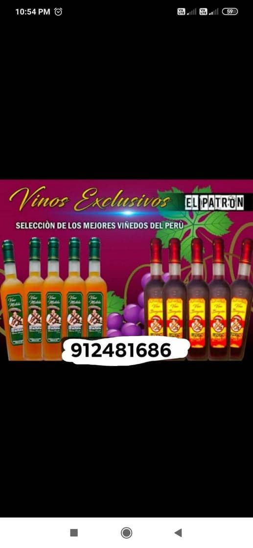 Fashion Venta de ricos vinos 100% UVA ✓   para tus reuniones ....