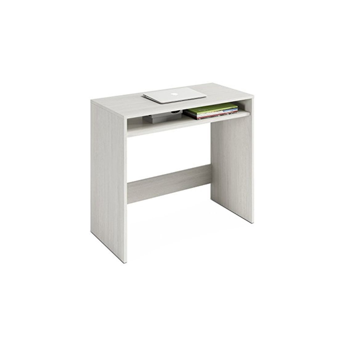 Producto Habitdesign 008310Y - Escritorio, Mesa de Ordenador Acabado en Color Blanco Alpes,