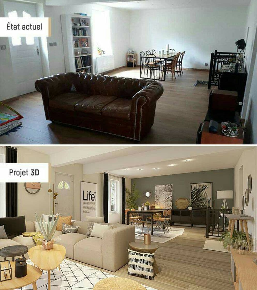 Fashion Antes e depois; Decoração.