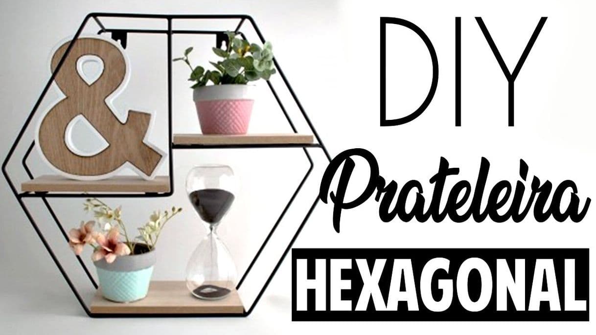 Fashion DIY: PRATELEIRA HEXAGONAL DE PAREDE - YouTube