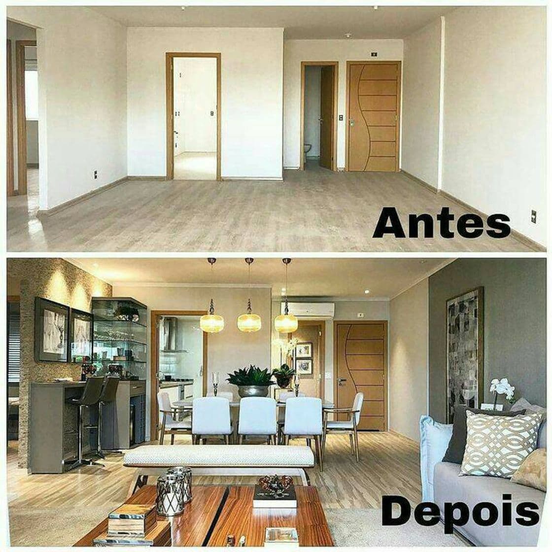 Fashion Antes e Depois; Decoração.