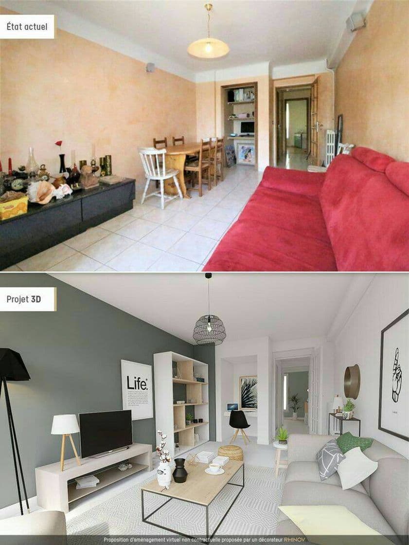 Fashion Antes e depois; Decoração. 