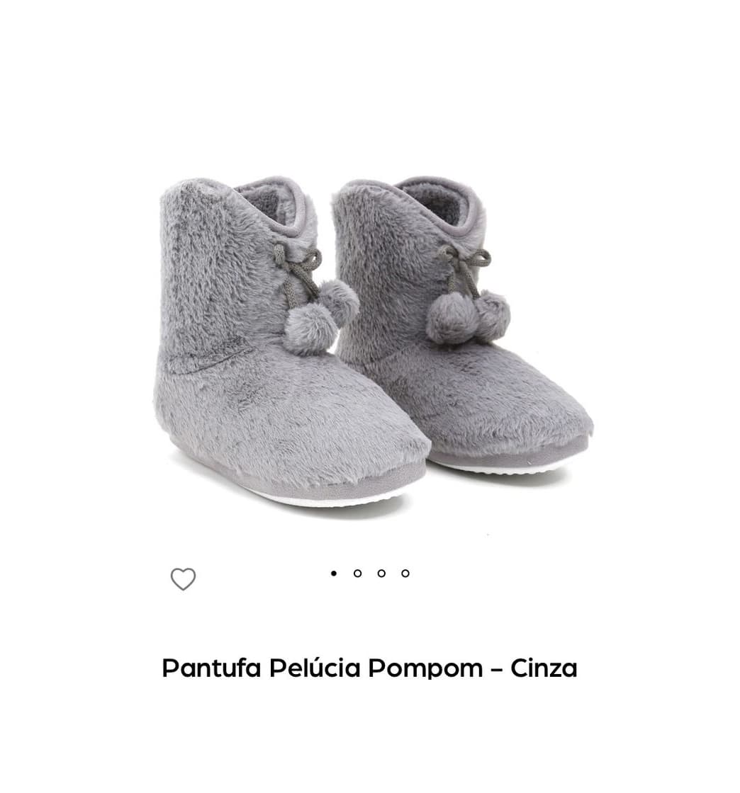 Fashion Pantufa cinza