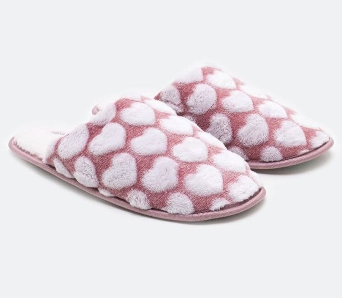 Fashion Pantufa de coração 💓 