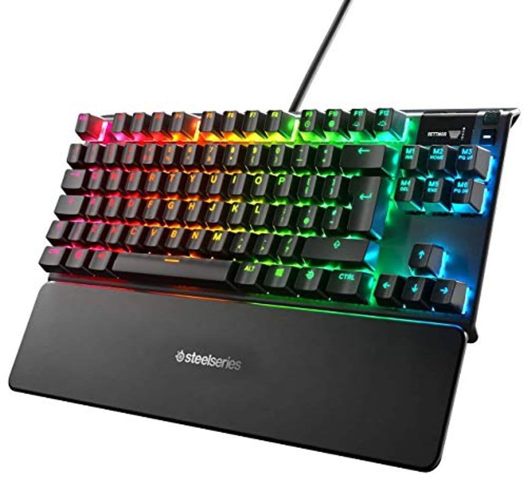 Product SteelSeries Apex 7 TKL - Teclado mecánico para Gaming, Compacto, Display OLED,