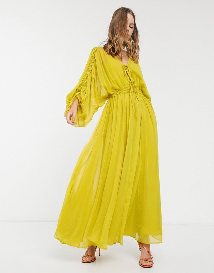 Fashion Vestido amarillo