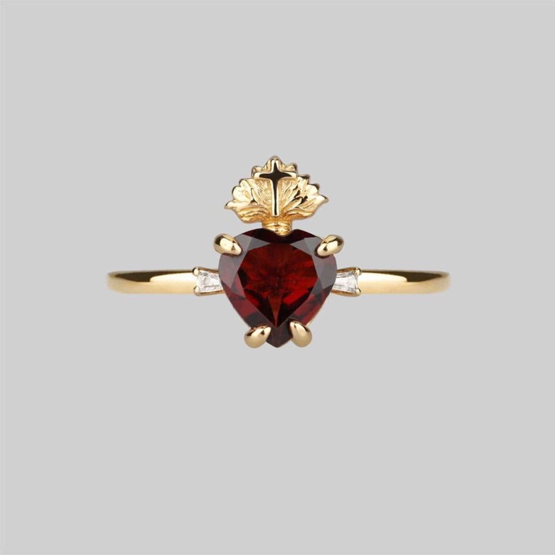 Product The Sacred Heart Garnet Ring