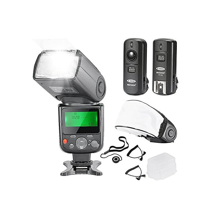 Electronic Neewer NW-670 TTL 10081788 Flash Speedlite con Kit de pantalla LCD para