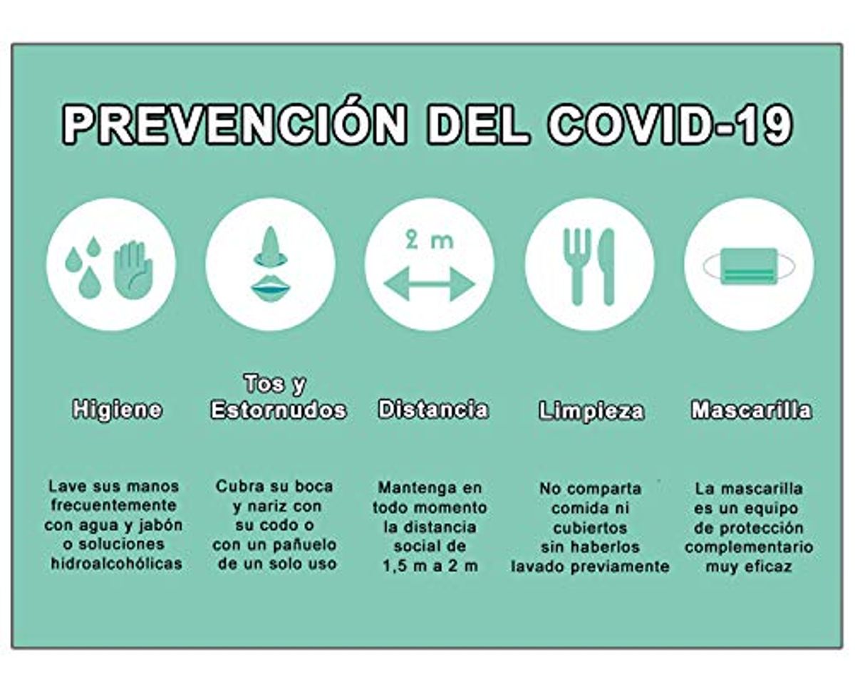 Producto Señalización Coronavirus