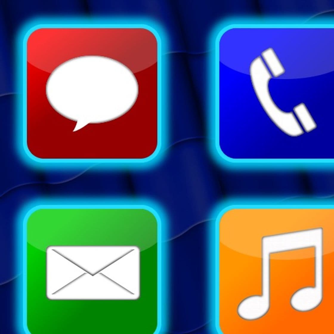 App Glowing App Icons