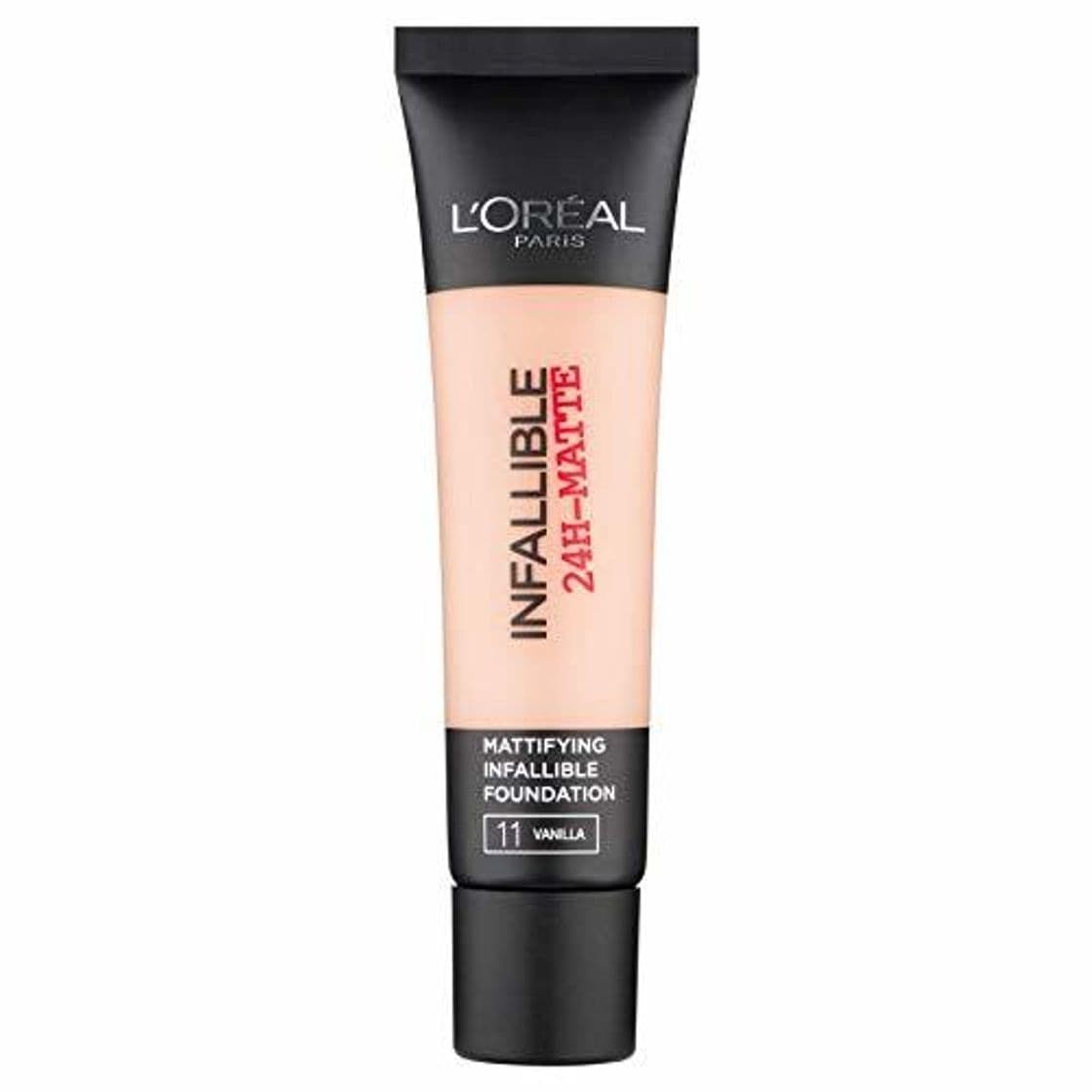 Beauty L'Oréal Paris Make-Up Designer Infallible 24H Matte 11 Vanilla Tubo Líquido -