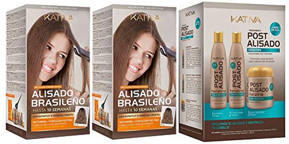 Producto Kativa Kit Alisado Brasileño x2